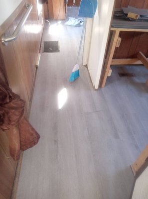 flooring installation - Before & After | Luxury Vinyl Plank Installation
We brought new life to this mobile home with fresh LVP flooring throughout! 👣✨
🛠️ Challenge: Some of the subfloor needed repair before we could lay the new planks—got it solid and smooth. flooring installation - Before & After | Luxury Vinyl Plank Installation
We brought new life to this mobile home with fresh LVP flooring throughout! 👣✨
🛠️ Challenge: Some of the subfloor needed repair before we could lay the new planks—got it solid and smooth.