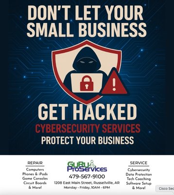 Call us for Cyber Security - We offer cybersecurity, data protection, and tech coaching services. Call for details today!