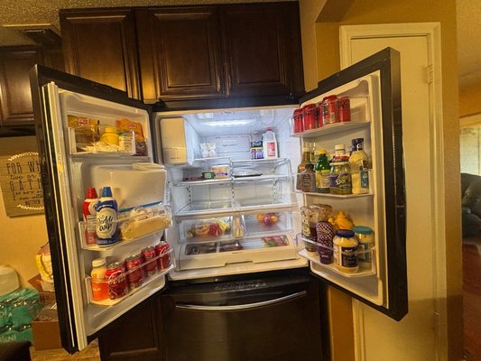 Cleaning the inside of the oven and refrigerator - Deep cleaning of oven and refrigerator plus organization