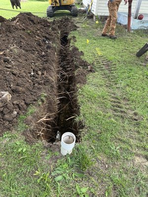 Sewer Line replacement - Customer needed sewer line replaced Sewer Line replacement - Customer needed sewer line replaced