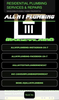 AllN1PLUMBING SERVICE AND REPAIRS - ONLINE BOOKING
http://bkme.io/alln1plumbing/
ALL•N•1•PLUMBING WEBSITE
https://alln1plumbingservice.com
CALL ☎️ TEXT 📱
(2️⃣1️⃣4️⃣)9️⃣0️⃣0️⃣-3️⃣3️⃣5️⃣5️⃣
(8️⃣5️⃣5️⃣) 6️⃣7️⃣7️⃣-0️⃣1️⃣0️⃣0️⃣
#ALLN1PLUMBING #ALLN1TEXTAPLUMBERNOW #EMERGENCYPLUMBERSONCALL
#2️⃣4️⃣HOURS #EMERGENCYPLUMBERS💦🚰🪠🚨 VISIT US AT
❇️ALLN1PLUMBINGSERVICE.COM ❇️
🅿️💈⛎Ⓜ️🅱️📧®️2️⃣4️⃣
https://www.facebook.com/AllN1PlumbingServices
Instagram.com/AllN1Plumbing
Call today same or next day services holiday specials drain cleaning with clean outs Cash price special zelle same as cash $180 Kitchen lines or sink or shower drains $150 we also accept cash check Zell Venmo and cash app special through the New Year’s call or text us today to
-
available on Christmas New Year’s and weekends as well additional rates may apply on holidays but we still are running services and will be available Christmas Eve Christmas Day New Year’s Eve and New Year’s Day call or text us if you need us limited time special
Clogged drains starting at $129-$289 for the first 30 mins prorated to the hour at 15 minute increments after that with proper clean-outs, Also offering flat rates no hourly for $205 roof tops are $100 additional with over 15+ years experience we do all plumbing services from
-clogged drains/drain repairs
-water heater repairs/replacement SPECIAL STARTING @ $399-$599 labor complete install and replacement upgrades and code
approved
-camera/locations for broken or drain issues
-broken/leaky faucet repairs/replacement
-frost proof/outside faucet replacements
-shower valve/stems, repairs/rebuilds/new installations and updates to new shower valves without tile work needed special option
-water line installations/leak repairs
-leak detections/repair services
-Yard line/water line replacements or repairs
All your plumbing needs and specialist with the experience to get it done for you with quality care
call or text friendly
direct tech line
(214)900-3355 DIRECT•TECHNICIANS
(855)677-0100 MAIN•OFFICE
Servicing all DFW areas
ACCEPTING CASH CHECK OR ALL MAJOR CARDS VENMO ZELLE CASHAPP AND PAYMENT PLAN OPTIONS FOR BIG PROJECTS AND OR PROJECTS OVER $500 Or more with contract agreement of weekly bi weekly and monthly payment options MUST BE ON OUR PREFERRED CLIENT\TRUSTED CLIENT AND PRIORITY CUSTOMER AGREEMENT PLANS STARTING @$99/Monthly or $579 EVERY 6 Months or Annually $1099.99+TAX and up depending on needs and options that fit your requirements and BENEFITS this is for 6 months also have yearly options and Which change depending on plans you choose Which include discounts no emergency fees after hours fees discounted drain cleanings and some free services such as plumbing inspections semi annually quarterly and yearly ask about our plumbing preferred client and maintenance plans and options which allow you to do credit and payment plan options on multiple or bigger projects this is great for problematic homes with major on going plumbing issues and multiple property home owners and real estate agents and real estate entrepreneurs and or home flippers etc.....call or text us anytime for more information or free over the phone 📲 consultation on site
Walk through and overview at home with thorough inspection and best plan and summary available for $149 $pecial when signing up during scheduled home inspection visit and walkthrough choosing the best plumbing plan for you and your home or homes! #Alln1 #PlumbingPros #YourfavoritePlumber #Plumbingcowhocares
https://www.facebook.com/ALLN1PLUMBINGSERVICES/
INSTAGRAM.COM/ALLN1PLUMBING
YOUTUBE.COM/ALLN1PLUMBING
TIKTOK.COM/ALLN1PLUMBING
2067455335 Brandon National service burea 3302050
all-n-1-plumbing-services AllN1PLUMBING SERVICE AND REPAIRS - ONLINE BOOKING
http://bkme.io/alln1plumbing/
ALL•N•1•PLUMBING WEBSITE
https://alln1plumbingservice.com
CALL ☎️ TEXT 📱
(2️⃣1️⃣4️⃣)9️⃣0️⃣0️⃣-3️⃣3️⃣5️⃣5️⃣
(8️⃣5️⃣5️⃣) 6️⃣7️⃣7️⃣-0️⃣1️⃣0️⃣0️⃣
#ALLN1PLUMBING #ALLN1TEXTAPLUMBERNOW #EMERGENCYPLUMBERSONCALL
#2️⃣4️⃣HOURS #EMERGENCYPLUMBERS💦🚰🪠🚨 VISIT US AT
❇️ALLN1PLUMBINGSERVICE.COM ❇️
🅿️💈⛎Ⓜ️🅱️📧®️2️⃣4️⃣
https://www.facebook.com/AllN1PlumbingServices
Instagram.com/AllN1Plumbing
Call today same or next day services holiday specials drain cleaning with clean outs Cash price special zelle same as cash $180 Kitchen lines or sink or shower drains $150 we also accept cash check Zell Venmo and cash app special through the New Year’s call or text us today to
-
available on Christmas New Year’s and weekends as well additional rates may apply on holidays but we still are running services and will be available Christmas Eve Christmas Day New Year’s Eve and New Year’s Day call or text us if you need us limited time special
Clogged drains starting at $129-$289 for the first 30 mins prorated to the hour at 15 minute increments after that with proper clean-outs, Also offering flat rates no hourly for $205 roof tops are $100 additional with over 15+ years experience we do all plumbing services from
-clogged drains/drain repairs
-water heater repairs/replacement SPECIAL STARTING @ $399-$599 labor complete install and replacement upgrades and code
approved
-camera/locations for broken or drain issues
-broken/leaky faucet repairs/replacement
-frost proof/outside faucet replacements
-shower valve/stems, repairs/rebuilds/new installations and updates to new shower valves without tile work needed special option
-water line installations/leak repairs
-leak detections/repair services
-Yard line/water line replacements or repairs
All your plumbing needs and specialist with the experience to get it done for you with quality care
call or text friendly
direct tech line
(214)900-3355 DIRECT•TECHNICIANS
(855)677-0100 MAIN•OFFICE
Servicing all DFW areas
ACCEPTING CASH CHECK OR ALL MAJOR CARDS VENMO ZELLE CASHAPP AND PAYMENT PLAN OPTIONS FOR BIG PROJECTS AND OR PROJECTS OVER $500 Or more with contract agreement of weekly bi weekly and monthly payment options MUST BE ON OUR PREFERRED CLIENT\TRUSTED CLIENT AND PRIORITY CUSTOMER AGREEMENT PLANS STARTING @$99/Monthly or $579 EVERY 6 Months or Annually $1099.99+TAX and up depending on needs and options that fit your requirements and BENEFITS this is for 6 months also have yearly options and Which change depending on plans you choose Which include discounts no emergency fees after hours fees discounted drain cleanings and some free services such as plumbing inspections semi annually quarterly and yearly ask about our plumbing preferred client and maintenance plans and options which allow you to do credit and payment plan options on multiple or bigger projects this is great for problematic homes with major on going plumbing issues and multiple property home owners and real estate agents and real estate entrepreneurs and or home flippers etc.....call or text us anytime for more information or free over the phone 📲 consultation on site
Walk through and overview at home with thorough inspection and best plan and summary available for $149 $pecial when signing up during scheduled home inspection visit and walkthrough choosing the best plumbing plan for you and your home or homes! #Alln1 #PlumbingPros #YourfavoritePlumber #Plumbingcowhocares
https://www.facebook.com/ALLN1PLUMBINGSERVICES/
INSTAGRAM.COM/ALLN1PLUMBING
YOUTUBE.COM/ALLN1PLUMBING
TIKTOK.COM/ALLN1PLUMBING
2067455335 Brandon National service burea 3302050
all-n-1-plumbing-services