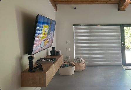 TV Mounting - Our team helped upgrade this customer's space by professionally mounting multiple TVs throughout their home—including the living room and bedroom. We ensured each screen was perfectly placed, securely mounted, and wire-free for a clean, polished finish.