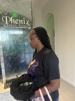 Box braids - Box braids is a style for peoples who they hairstyle to be fool