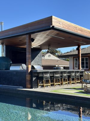 2024 Premium Outdoor Kitchens: Bay Park & Encinitas BBQ Designs - Experience top-tier outdoor cooking with these 2024 custom kitchens! The Bay Park design features Twin Eagles, True Residential, Evo, and an outdoor dishwasher for a fully equipped space. In Encinitas, a 42” Twin Eagles Grill and Big Green Egg create the ultimate BBQ station. Both projects showcase premium craftsmanship and top-of-the-line equipment for unmatched outdoor entertaining—plus, both customers were extremely satisfied with their new outdoor spaces!