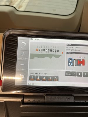 Laser cut rekey - Customer wanted to rekey his car