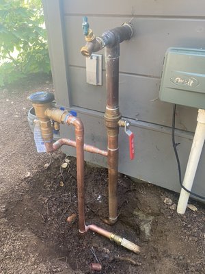 Back flower installation prevents water pressure loads in the pipes - In many cities it is necessary to install a back flow due to the high water pressure