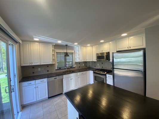 Kitchen Cabinet Painting - Satisfied clients are what we strive for with every project. We completed a kitchen cabinet painting project for our client who we worked together to find the optimal color for her kitchen cabinets with a trusted delivery from our part which was a success! Kitchen Cabinet Painting - Satisfied clients are what we strive for with every project. We completed a kitchen cabinet painting project for our client who we worked together to find the optimal color for her kitchen cabinets with a trusted delivery from our part which was a success!