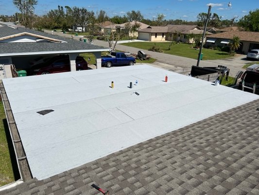 Hurricane Ian roof replacement - This roof replacement was completed after Hurricane Ian. Our team was quick to respond and meet with our client to conduct a free roof inspection and estimate. We were able to send our roofing professionals out and get our client a new roof within a weeks time. We proudly serve our State of Florida and all our customers in need Hurricane Ian roof replacement - This roof replacement was completed after Hurricane Ian. Our team was quick to respond and meet with our client to conduct a free roof inspection and estimate. We were able to send our roofing professionals out and get our client a new roof within a weeks time. We proudly serve our State of Florida and all our customers in need