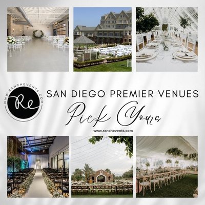 Premier Venues - Discover the best wedding venues in San Diego — where coastal charm meets unforgettable moments. Whether you're dreaming of a beachside ceremony, garden romance, or city chic celebration, we’ll help you find the perfect setting to say 'I do.