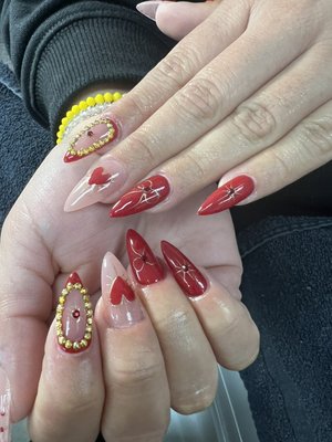 Valentine’s nails - Valentine’s Nails .walk ins are welcome Valentine’s nails - Valentine’s Nails .walk ins are welcome