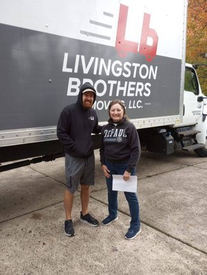 St. Vincent de Paul Society's bed ministry - They delivered a total of 11 beds to 6 different families. AND they completed the job in less than 2 hours! Livingston Brothers Movers are professional, courteous, and VERY hard-working! Please give them a call for any local or long-distance move. You will be glad you did!