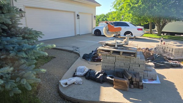 Driveway Paver Edging & Landscape Restoration - We recently completed a precision paver edging project for a residential concrete driveway in Dane County. This installation provides a durable, high-end border that prevents lawn encroachment and enhances the overall curb appeal of the property. Our process includes professional site preparation and careful installation to ensure structural integrity and a clean, modern finish that complements the existing landscape. Looking to upgrade your home’s exterior with professional hardscaping? Contact GreenScape Creations LLC today for a custom estimate Driveway Paver Edging & Landscape Restoration - We recently completed a precision paver edging project for a residential concrete driveway in Dane County. This installation provides a durable, high-end border that prevents lawn encroachment and enhances the overall curb appeal of the property. Our process includes professional site preparation and careful installation to ensure structural integrity and a clean, modern finish that complements the existing landscape. Looking to upgrade your home’s exterior with professional hardscaping? Contact GreenScape Creations LLC today for a custom estimate