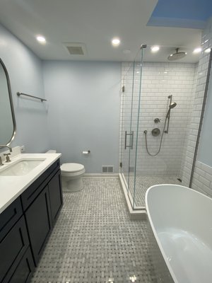Master Bathroom With Heated Floor - Master Bath With Heated Floor