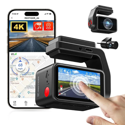 Redtiger A4 - Redtiger A4

Starting at $149.99 w/install

Key Features and Benefits:
Crystal-Clear 2.5K Recording: Capture critical details with sharp 2.5K resolution, ensuring you have clear evidence when you need it most.

Night Vision: Don't miss a thing even in low-light conditions, thanks to enhanced night vision technology.

Time-Lapse & Impact Recording: Save storage space and capture crucial moments with automatic time-lapse and impact-triggered recording.

Built-in WiFi & GPS: Easily access and share footage, and track your location and speed for added context.

Compact Design: Discreetly fits on your windshield without obstructing your view.