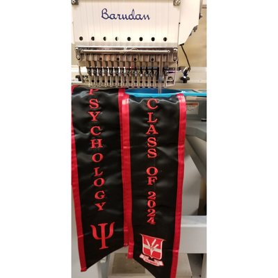 Graduation Stole and Sashes - Elevate your graduation look with customized stoles! Add a personal touch to your big day with embroidered names, dates, or symbols. Stand out and celebrate your achievements in style! Graduation Stole and Sashes - Elevate your graduation look with customized stoles! Add a personal touch to your big day with embroidered names, dates, or symbols. Stand out and celebrate your achievements in style!