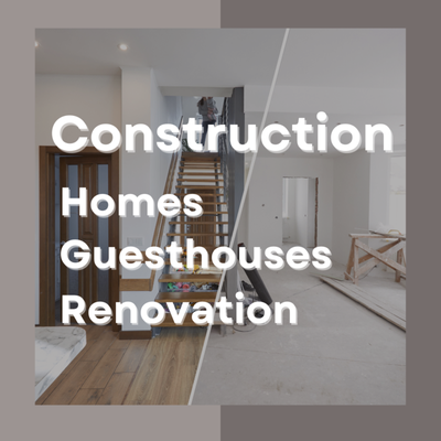 Construction - HOMES
GUESTHOUSE
RENOVATION Construction - HOMES
GUESTHOUSE
RENOVATION