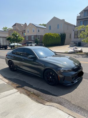 BMW m340i - This vehicle was thoroughly detailed. We did exterior, interior, wheels, and wax for $110. This detail took us 90 minutes. BMW m340i - This vehicle was thoroughly detailed. We did exterior, interior, wheels, and wax for $110. This detail took us 90 minutes.
