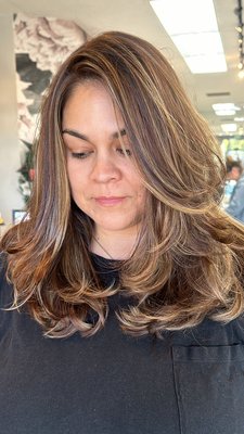 Custom color and hair extensions - These are examples of the custom
Colors and hair extensions we do at Crush.