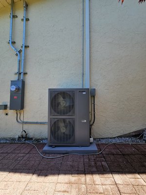 New Heat pump installation - Redwire HVAC is proud to showcase another successful project for a new client who found us through Yelp! 🔧🌟
Our Lead Installer Alan and his expert crew — Ben, Eric, and Rus — completed this full system upgrade in just 3 days, finishing ahead of schedule!
✅ Project Highlights:
Relocated indoor equipment from the garage to the attic
Replaced all accessible ductwork, upgraded vents, and added air balancing dampers
Installed:
MERV 11 Filter
Intermatic Surge Protectors (indoor & outdoor)
Phenomenal Aire Purification System
Outdoor unit was also relocated with:
New copper refrigerant line-set
New electrical disconnect
💡 System Upgrade:
We installed a high-efficiency GREE FLEXX Variable Speed, Fully Communicating Heat Pump System. The new 120V Air Handler eliminated the need for a costly panel upgrade, and the system reaches up to 20 SEER2 and 11.5 HSPF efficiency ratings. With a sound range of just 45–55 decibels, it's among the quietest units on the market.
🌍 Eco-Friendly & Rebate-Ready:
By switching to a heat pump system, our client benefits from zero emissions and qualified for the $3,000 Clean Tech Rebate. Some homes may be eligible for up to $8,500 in rebates!
📞 Interested in upgrading?
Give us a call today and find out how you can benefit from these incredible rebates while improving comfort and efficiency in your home. New Heat pump installation - Redwire HVAC is proud to showcase another successful project for a new client who found us through Yelp! 🔧🌟
Our Lead Installer Alan and his expert crew — Ben, Eric, and Rus — completed this full system upgrade in just 3 days, finishing ahead of schedule!
✅ Project Highlights:
Relocated indoor equipment from the garage to the attic
Replaced all accessible ductwork, upgraded vents, and added air balancing dampers
Installed:
MERV 11 Filter
Intermatic Surge Protectors (indoor & outdoor)
Phenomenal Aire Purification System
Outdoor unit was also relocated with:
New copper refrigerant line-set
New electrical disconnect
💡 System Upgrade:
We installed a high-efficiency GREE FLEXX Variable Speed, Fully Communicating Heat Pump System. The new 120V Air Handler eliminated the need for a costly panel upgrade, and the system reaches up to 20 SEER2 and 11.5 HSPF efficiency ratings. With a sound range of just 45–55 decibels, it's among the quietest units on the market.
🌍 Eco-Friendly & Rebate-Ready:
By switching to a heat pump system, our client benefits from zero emissions and qualified for the $3,000 Clean Tech Rebate. Some homes may be eligible for up to $8,500 in rebates!
📞 Interested in upgrading?
Give us a call today and find out how you can benefit from these incredible rebates while improving comfort and efficiency in your home.