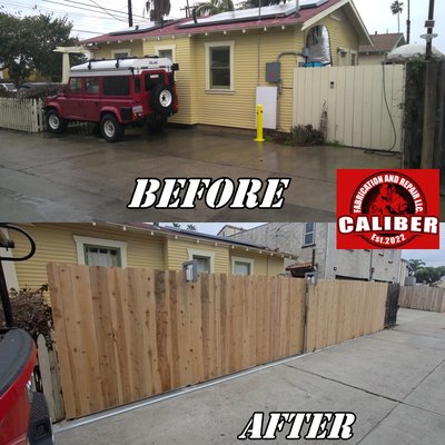 Rolling gate with Fence - Enhance your property with our premium cedar fence stylish rolling gate. This durable solution offers privacy while adding rustic charm to your outdoor space. smooth-operating gate ensures easy access, combining beauty and functionality in one elegant design.