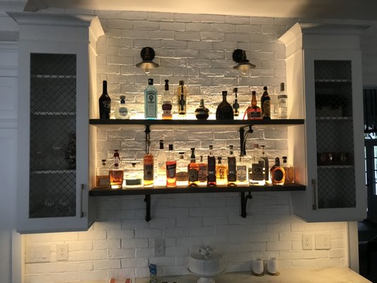Cabinetry and Display Lighting - Cabinet lighting and display lighting is crucial to setting a project apart. Livens and brightens up beautiful woodwork and displays. Just the right amount is vital not to over power or under utilize the desired look.
