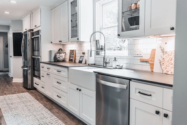 Kitchen and Laundry Room Remodel - This client wanted a full kitchen remodel along with adding a laundry room. Kitchen and Laundry Room Remodel - This client wanted a full kitchen remodel along with adding a laundry room.