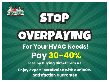 Stop Overpaying For your HVAC Needs! - Stop Overpaying For your HVAC Needs!
Pay 30-40% LESS than our competitors. Stop Overpaying For your HVAC Needs! - Stop Overpaying For your HVAC Needs!
Pay 30-40% LESS than our competitors.