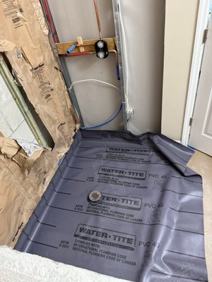 Shower Remodel Estero - We recently wrapped up this shower remodel, and I couldn’t be happier with how it turned out. We started by reworking the plumbing with new copper and PEX lines, installed a proper Water-Tite pan liner, and made sure everything was perfectly sloped and up to code.
From there, it was all about the details—setting a solid valve, prepping for tile, and finishing it off with a beautiful glass enclosure, matte gold fixtures, and a clean herringbone tile layout. The floor tile adds grip without sacrificing style, and every fixture is placed with function and flow in mind.
This wasn’t just a cosmetic upgrade—it was a full plumbing and quality-of-life upgrade. Another project done the right way… The Big Kahuna Way. Shower Remodel Estero - We recently wrapped up this shower remodel, and I couldn’t be happier with how it turned out. We started by reworking the plumbing with new copper and PEX lines, installed a proper Water-Tite pan liner, and made sure everything was perfectly sloped and up to code.
From there, it was all about the details—setting a solid valve, prepping for tile, and finishing it off with a beautiful glass enclosure, matte gold fixtures, and a clean herringbone tile layout. The floor tile adds grip without sacrificing style, and every fixture is placed with function and flow in mind.
This wasn’t just a cosmetic upgrade—it was a full plumbing and quality-of-life upgrade. Another project done the right way… The Big Kahuna Way.