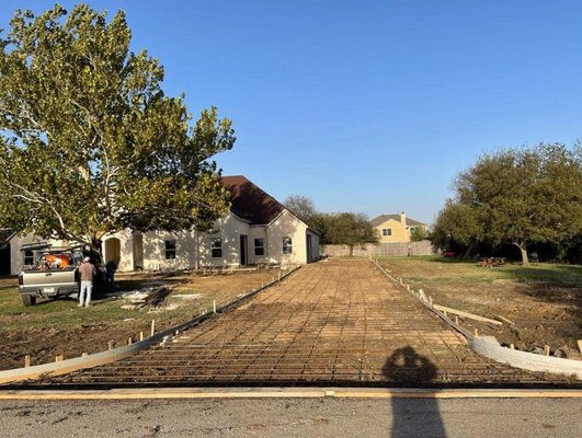 Custom Concrete Driveway - Check out this custom concrete driveway we built, tailored exactly to our client’s specifications and needs. We take pride in delivering top-quality craftsmanship with every project.
We’re locally owned and operated, fully insured and bonded, and we offer FREE ESTIMATES.
Hablamos Español!
-Call or text us at 817-988-9592 — we’d love to help bring your project to life! Custom Concrete Driveway - Check out this custom concrete driveway we built, tailored exactly to our client’s specifications and needs. We take pride in delivering top-quality craftsmanship with every project.
We’re locally owned and operated, fully insured and bonded, and we offer FREE ESTIMATES.
Hablamos Español!
-Call or text us at 817-988-9592 — we’d love to help bring your project to life!