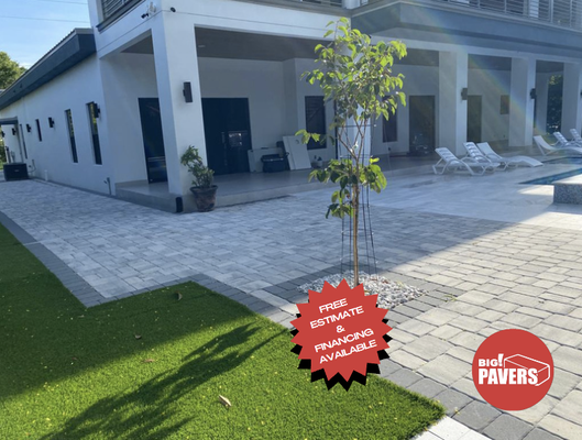 NEW PAVERS ON BACK PATIO WITH SYNTHETIC GRASS - Contact us for a FREE estimate!
407-928-1217
Easy financing available now!
Contact us for more info:
bigpavers@gmail.com
Or visit our website:
www.bigpavers.com