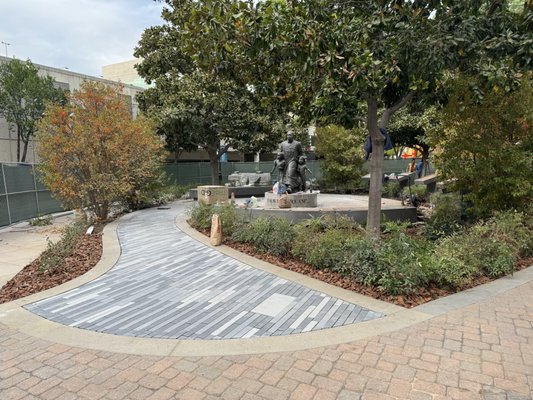 MLK Jr. monument renovation - This renovation is located in the heart of Riverside,Ca right in front of Riverside city hall.