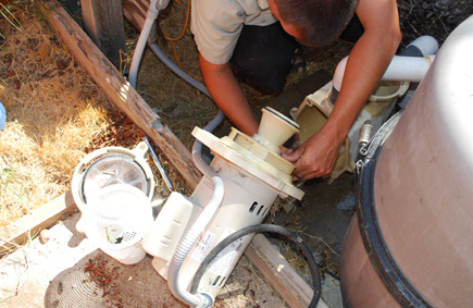 Equipment Repairs - Repairs such as pumps, motors, filters, etc ...