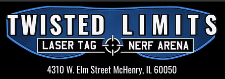 Laser Tag - Come to our other location for all your laser tag parties!! 4310 W. Elm Street McHenry, IL 60050 come on down, call today to book or head to the website and book your next laser tag event https://twistedlimits.resova.us/items/availability?location=2 Laser Tag - Come to our other location for all your laser tag parties!! 4310 W. Elm Street McHenry, IL 60050 come on down, call today to book or head to the website and book your next laser tag event https://twistedlimits.resova.us/items/availability?location=2