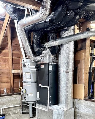 Mitsubishi SVZ-KP30NA air handler installation in San Francisco, CA - Just completed an impeccable installation of the Mitsubishi SVZ-KP30NA air handler for our wonderful customer! 🌟 Our team ensured a seamless setup, bringing top-notch climate control and energy efficiency to their home.

The Mitsubishi SVZ-KP30NA is a game-changer with its quiet operation and cutting-edge technology, providing perfect comfort all year round