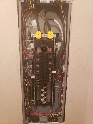 panel change - this was a standard panel change