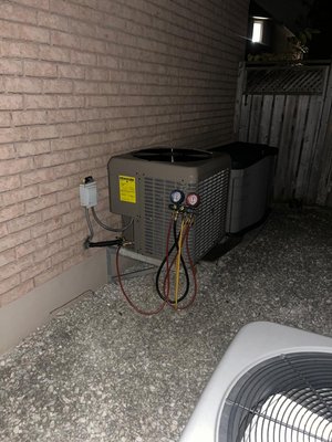 Air conditioning repair and installation - This air conditioner was done at the same day customer needed help and our team did a great job installing this York air conditioner Air conditioning repair and installation - This air conditioner was done at the same day customer needed help and our team did a great job installing this York air conditioner
