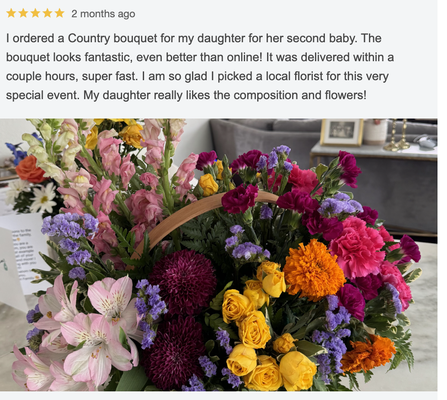 Reviews from our customers - Contact us for your next special occasion.