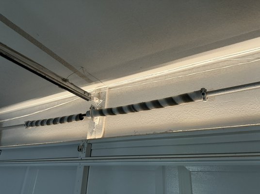 Spring repair - Broken springs are the number cause of a down and out garage door. Spring repair - Broken springs are the number cause of a down and out garage door.