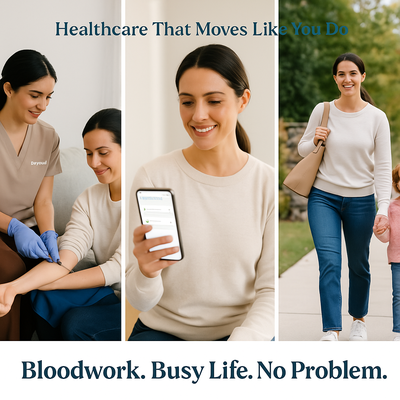 Healthcare That Moves With You - #Your Health, Your Way: Mobile Lab Collections at Your Doorstep

In today's fast-paced world, healthcare should adapt to your lifestyle, not the other way around. That's why our mobile laboratory collection service brings essential healthcare services directly to you - whether you're at home, work, or anywhere in between.

Why Choose Mobile Lab Collections?

Life gets busy. Between work commitments, family responsibilities, and everything else on your plate, finding time to visit a lab facility can be challenging. Our mobile collection service eliminates this hurdle by bringing professional phlebotomists to your preferred location.

Affordable Care Without the Insurance Hassle

Unlike traditional labs, we operate on a straightforward point-of-care payment model. This means:

- No insurance paperwork or claim submissions
- Clear, transparent pricing with no surprise bills
- Affordable rates that make regular health monitoring accessible
- Immediate payment options at the time of service

By eliminating the insurance middleman, we can offer high-quality services at competitive rates, making essential lab work accessible to everyone—regardless of insurance status.

How It Works

1. Schedule Your Appointment: Book a time that works for you through our website or app. Early morning, evening, or weekend slots available.

2. We Come to You: Our certified phlebotomists arrive at your specified location.

3. Professional Collection: Experience the same high-quality, professional service you'd receive at a traditional lab facility.

4. Simple Payment: Pay directly for services received using credit card, debit card, HSA/FSA, or other payment methods.

5. Prompt Processing: Your specimens are transported following strict protocols to ensure accuracy and timeliness.

The Benefits Are Clear

Save Time: No more driving to a facility, finding parking, or sitting in waiting rooms.

Reduced Exposure: Particularly valuable for immunocompromised individuals or during cold and flu season.

Same Reliable Testing: We maintain the same quality standards as traditional labs.

Increased Accessibility: Perfect for seniors, people with mobility challenges, busy professionals, or parents with young children.

 Our Mission: Increasing Access to Essential Lab Services

We believe healthcare accessibility shouldn't depend on your schedule, location, or insurance status. Our mobile service bridges critical gaps in the healthcare system by:

- Serving patients unable to travel to traditional facilities
- Offering convenient scheduling for those with demanding work hours
- Providing transparent pricing that makes regular health monitoring affordable

Real Client Experiences

"After comparing costs, I was amazed that your mobile service was actually LESS expensive than what I was paying in copays and deductibles at my regular lab. Plus, I didn't have to take time off work!" - Carlos M.

"As someone without insurance, regular lab work seemed like a luxury I couldn't afford. Your transparent pricing allowed me to budget for the preventive care I need." - Sarah L.

"My elderly mother needs regular blood work, but transportation is always challenging. This service has been a game-changer for our family's stress level and wallet." - Priya K.

## Who Can Benefit?

- **Uninsured or underinsured individuals** seeking affordable lab services
- **High-deductible plan holders** who pay out-of-pocket for most care anyway
- **Busy professionals** who struggle to fit lab visits into working hours
- **Self-employed people** managing their own healthcare costs
- **Anyone looking to avoid** insurance paperwork and coverage limitations
- **Rural residents** with limited access to nearby facilities
- **Those with mobility challenges** who find traditional facilities difficult to navigate

## Our Commitment to Quality

Our mobile phlebotomists undergo the same rigorous training as those in traditional settings. All specimens are handled according to strict protocols to ensure sample integrity during transport. We maintain all necessary certifications and comply with all healthcare regulations.

## Service Area

We currently serve local communities within a 25-mile radius. Not sure if you're in our service area? Contact us to check availability for your location.

## Ready to Experience Healthcare on Your Terms?

Don't let inconvenient or unaffordable lab collections disrupt your health maintenance. Schedule your mobile appointment today and experience healthcare that truly works around YOUR schedule and budget.

Visit our website or call to book your appointment.

*Your health, your schedule, your way - because healthcare should adapt to you, not the other way around.*

---

*Professional mobile phlebotomy services at competitive point-of-care rates. All phlebotomists are certified and follow strict safety and quality protocols. Service availability may vary by location. Please contact us for specific details about service in your area.*