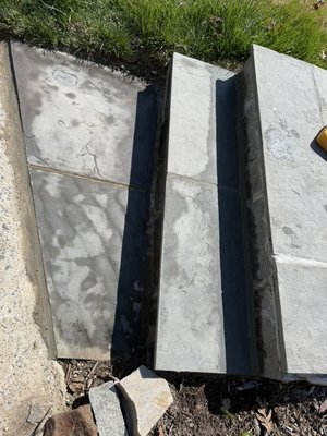 Stone Repair and New Mortar - Removing and Repairing loose stone with new mortar Stone Repair and New Mortar - Removing and Repairing loose stone with new mortar