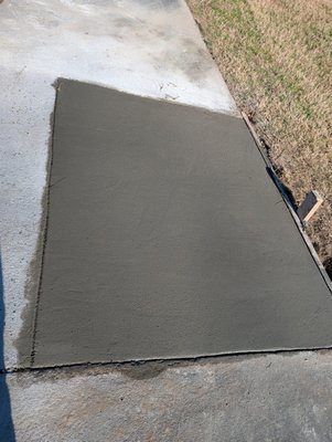 Sunken and cracked concrete repair. - Concrete Driveway Repair – Sunken & Cracked Corner Fix
This project involved repairing a sunken and cracked corner of a concrete driveway that had begun to settle and break apart due to soil movement and erosion. The damaged concrete was carefully removed, the base was properly re-graded and compacted, and new concrete was poured to restore both structural integrity and appearance.
The finished repair blends cleanly with the existing driveway, improves drainage, and eliminates a potential tripping hazard while preventing further cracking or settling.
Scope of Work:
Removal of damaged and sunken concrete
Proper base preparation and compaction
Precision concrete pour and leveling
Clean edges and smooth finish for a seamless look
This repair not only improves curb appeal but also extends the life of the driveway by addressing the underlying issue—not just the surface damage.
📍 Local, professional concrete repair
📐 Attention to detail on small and large jobs
📞 Free estimates available
If your driveway has cracks, sinking sections, or uneven concrete, this is exactly the type of issue we specialize in fixing. Sunken and cracked concrete repair. - Concrete Driveway Repair – Sunken & Cracked Corner Fix
This project involved repairing a sunken and cracked corner of a concrete driveway that had begun to settle and break apart due to soil movement and erosion. The damaged concrete was carefully removed, the base was properly re-graded and compacted, and new concrete was poured to restore both structural integrity and appearance.
The finished repair blends cleanly with the existing driveway, improves drainage, and eliminates a potential tripping hazard while preventing further cracking or settling.
Scope of Work:
Removal of damaged and sunken concrete
Proper base preparation and compaction
Precision concrete pour and leveling
Clean edges and smooth finish for a seamless look
This repair not only improves curb appeal but also extends the life of the driveway by addressing the underlying issue—not just the surface damage.
📍 Local, professional concrete repair
📐 Attention to detail on small and large jobs
📞 Free estimates available
If your driveway has cracks, sinking sections, or uneven concrete, this is exactly the type of issue we specialize in fixing.