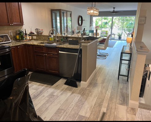 Kitchen cabinets - Sand , prime and paint