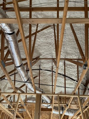 Spray Foam Install - Upgrade to spray foam before the summer heat hits. Better air sealing + higher performance insulation means your A/C runs less and your energy bill drops all season. Get it done now before schedules fill up- free estimate. Spray Foam Install - Upgrade to spray foam before the summer heat hits. Better air sealing + higher performance insulation means your A/C runs less and your energy bill drops all season. Get it done now before schedules fill up- free estimate.