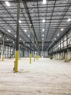 Warehouse lighting project - This was a new construction Warehouse in Pawtucket, RI. Featuring LED high bay lighting Warehouse lighting project - This was a new construction Warehouse in Pawtucket, RI. Featuring LED high bay lighting