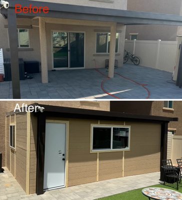 Patio enclosure - Customer wanted to enclose their patio… so I built this enclosure in 2.5 days 😀 Patio enclosure - Customer wanted to enclose their patio… so I built this enclosure in 2.5 days 😀