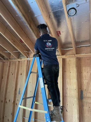Residential fire sprinkler installation in North Hollywood ADU  - Califa st home included 21 fire sprinkler heads at 12’x12’ spacing, all concealed serving a home and attached ADU #FireSprinklerInstallationLosAngeles #FireSprinklers #FireProtectionLosAngeles #LosAngelesFireSprinklers #ResidentialFireSprinklers #CommercialFireSprinklers #FireSprinklerADU #FireSprinklerForHome #FireSprinklerForADUInLosAngeles #FireSprinklerInspection #LosAngelesFireSprinklerInspection #Five-yearSprinklerInspection #AnnualSprinklerInspection Residential fire sprinkler installation in North Hollywood ADU  - Califa st home included 21 fire sprinkler heads at 12’x12’ spacing, all concealed serving a home and attached ADU #FireSprinklerInstallationLosAngeles #FireSprinklers #FireProtectionLosAngeles #LosAngelesFireSprinklers #ResidentialFireSprinklers #CommercialFireSprinklers #FireSprinklerADU #FireSprinklerForHome #FireSprinklerForADUInLosAngeles #FireSprinklerInspection #LosAngelesFireSprinklerInspection #Five-yearSprinklerInspection #AnnualSprinklerInspection