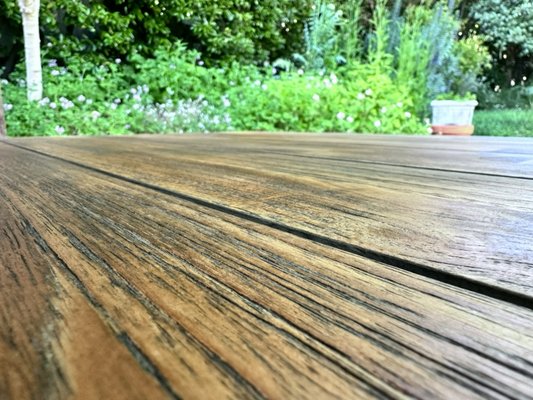 Restoration of outdoor furniture. - The client came up with a problem. The old table needed to be repaired. Restoration of outdoor furniture. - The client came up with a problem. The old table needed to be repaired.