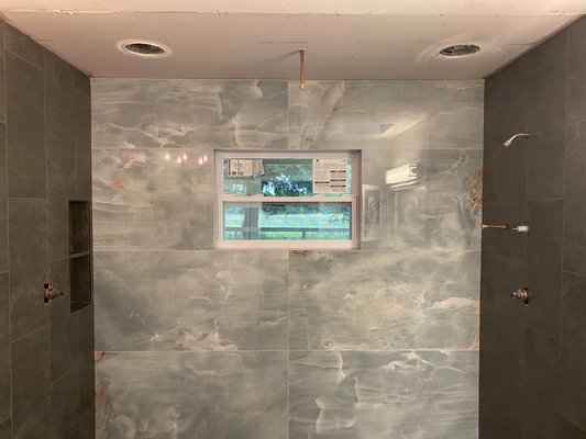 Shower remodel May 2022 - This remodel was done by Sonoma. The design and material selection by homeowner Shower remodel May 2022 - This remodel was done by Sonoma. The design and material selection by homeowner