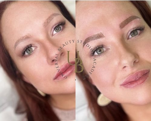 "Permanent Makeup/Powder Ombre" - Picture Perfect Eyebrows 24/7!! Powder ombre brows can be very soft & subtle, or very defined. Machine shading that tailors to your desired look. "Permanent Makeup/Powder Ombre" - Picture Perfect Eyebrows 24/7!! Powder ombre brows can be very soft & subtle, or very defined. Machine shading that tailors to your desired look.