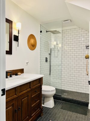 Bathroom Remodel 2023 - This remodel was done on an old bathroom in a 1784 colonial farmhouse. Bathroom Remodel 2023 - This remodel was done on an old bathroom in a 1784 colonial farmhouse.